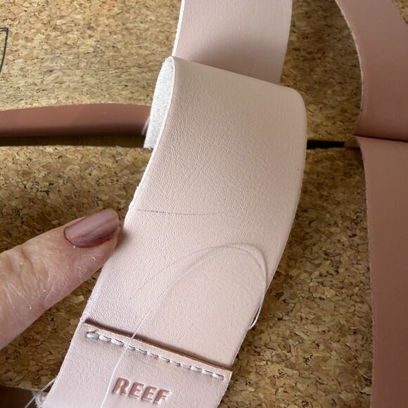 REEF NWT Womens Cushion Vista Slide Sandal Cameo Rose Pink 9 Beach Vacation Surf - Picture 7 of 12